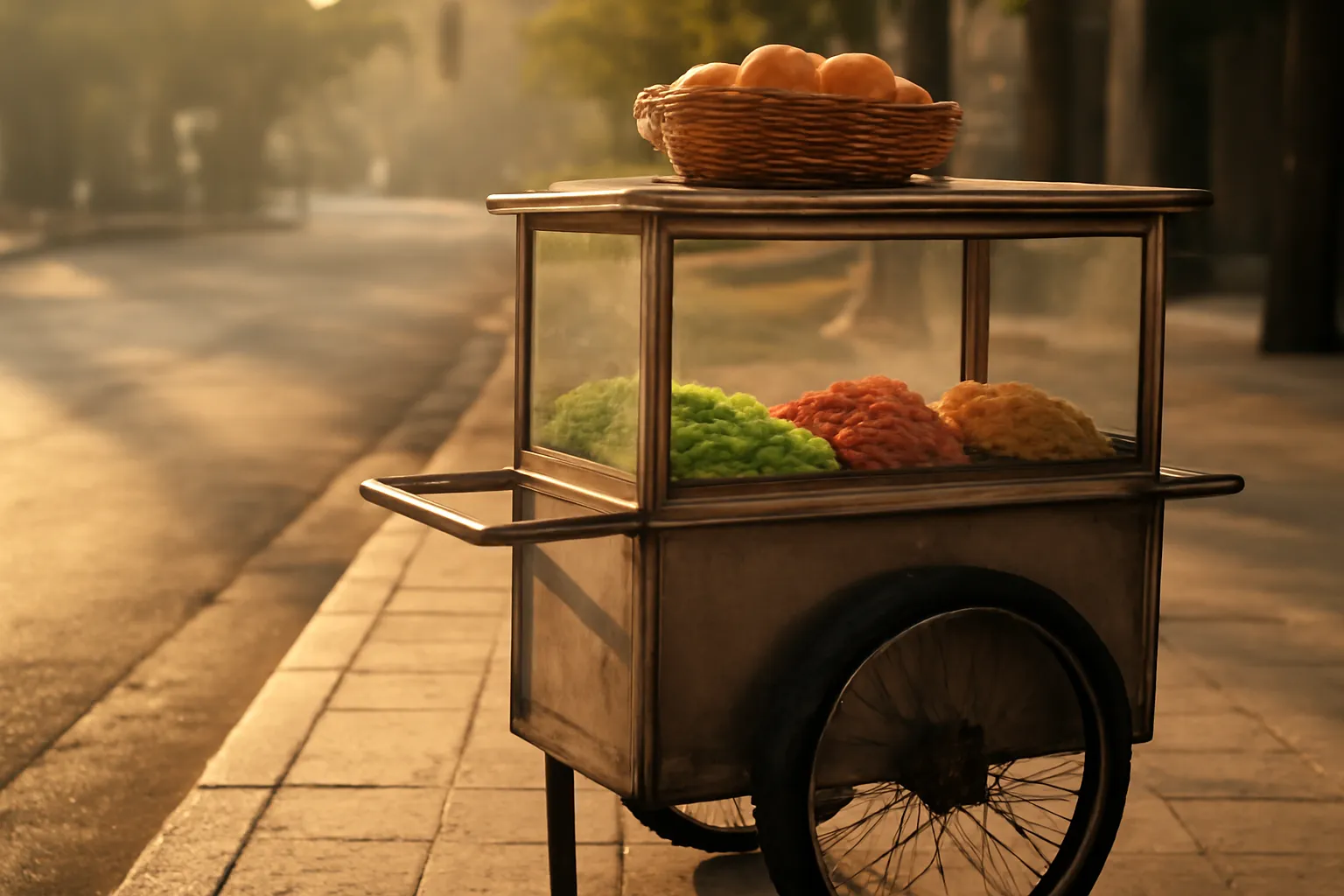 Xe bánh mì vỉa hè